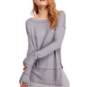 We The Free • North Shore Deconstructed Thermal Tunic Top S